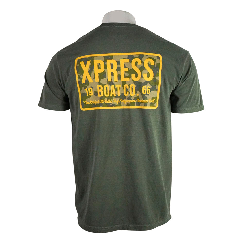 Xpress Wetland Moss Tee Xpress Boats Apparel