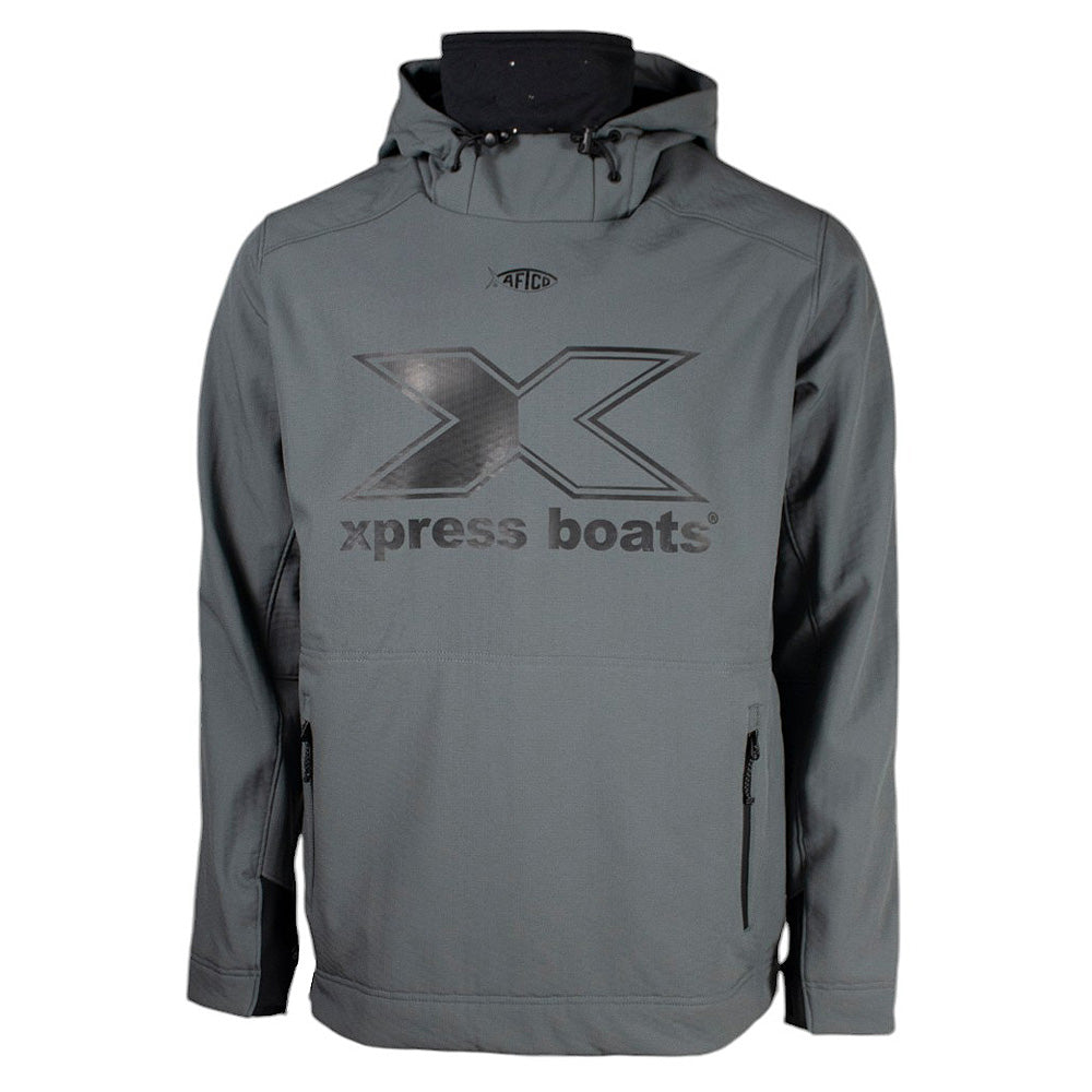 新品未使用品 MAHF TOW-TONE PULLOVER JACKET Xpress AFTCO Reaper Windproof Pullover - Charcoal – Xpress Boats