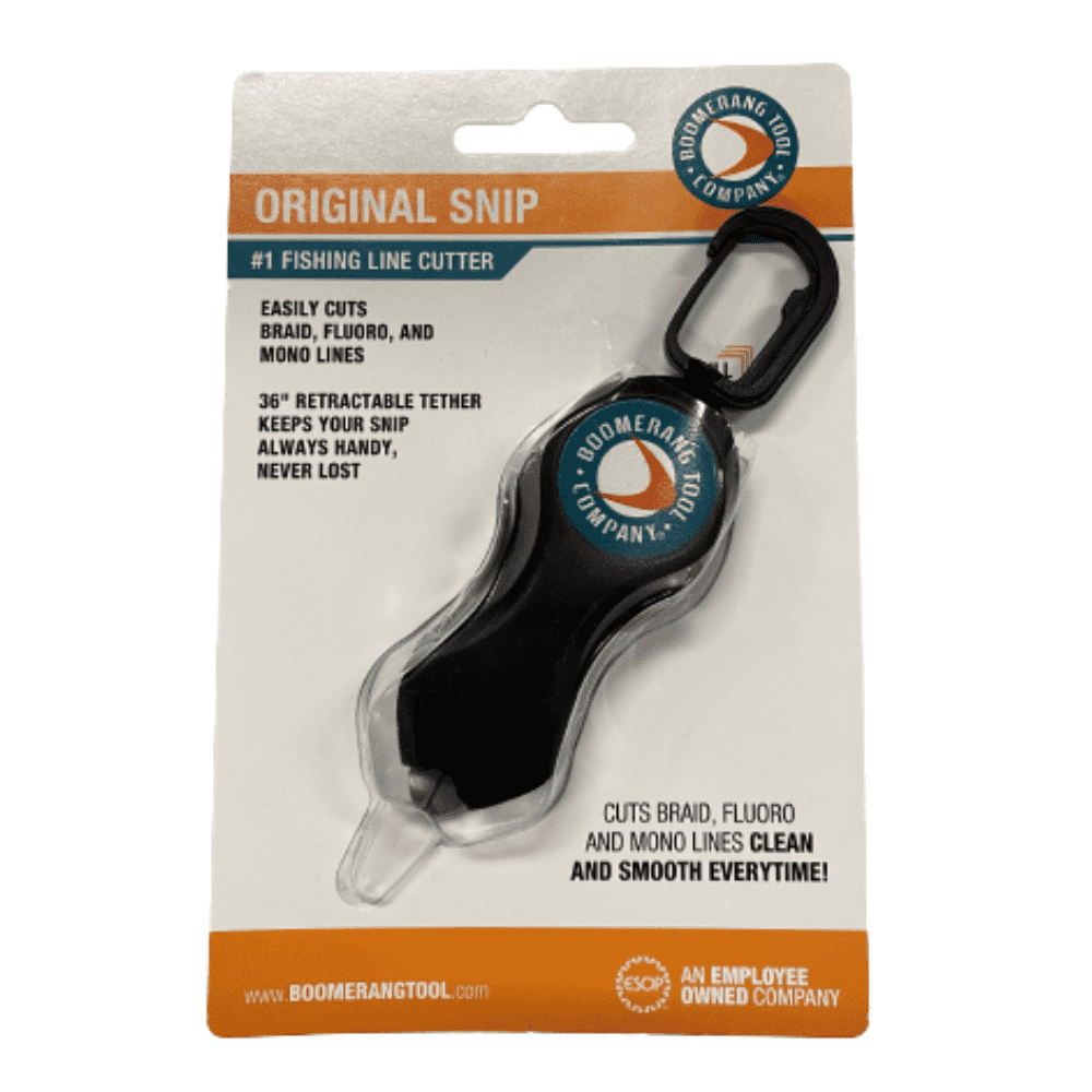 Boomerang Tool The Original Snip Fishing Line Cutter (Black)