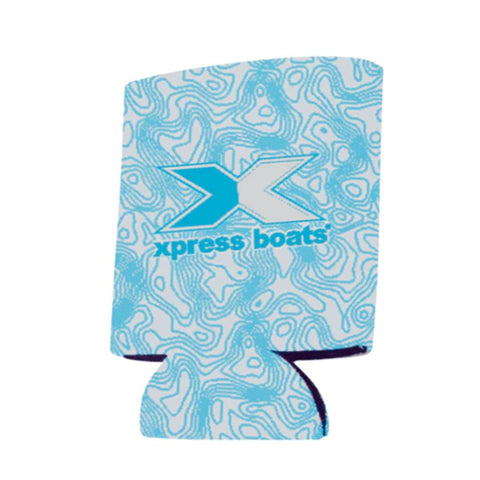 Xpress Blue Topography Coozie