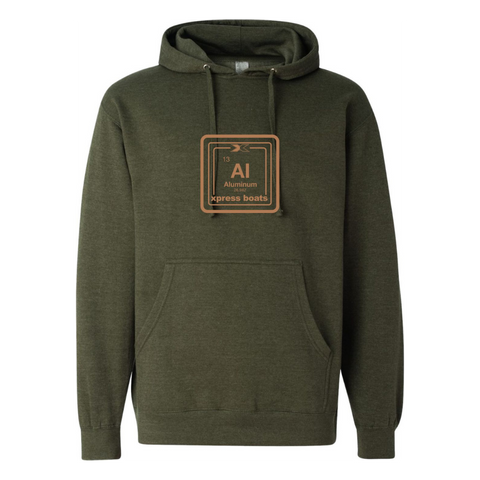 Xpress Army Aluminum Hoodie