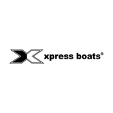 Black Xpress Boats logo decal.
