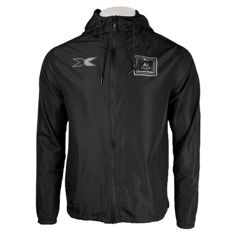 Xpress Aluminum Black Lt. Weight Full Zip Windbreaker