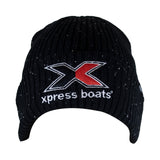 Xpress Black Tweed Beanie