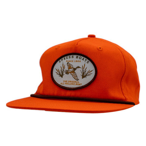🎁 Xpress Blaze Orange Duck Hunters Goat Rope Hat (100% off)