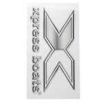 Xpress Grey Domed Decal