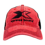 Xpress Legacy Scarlet Red/Black Dashboard Trucker Cap