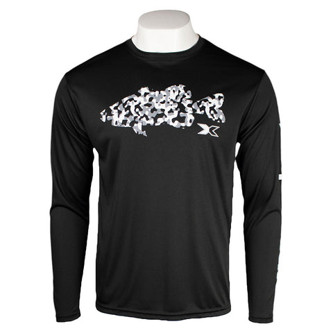 Xpress Performance Long Sleeve - Black Camo