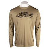 Xpress Performance Long Sleeve - Tan/Camo