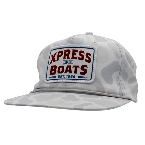 🎁 Xpress Saltwater Camo Goat Rope Patch Hat (100% off)