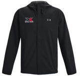 Black jacket with Xpress Boats logo on the right chest and an Under Armour logo on the left chest. 