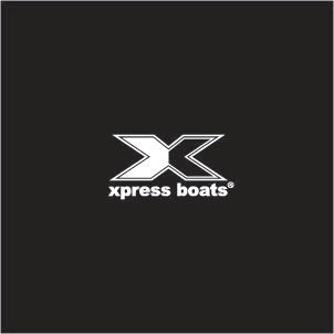 Xpress White Stacked Decal