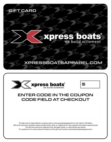 Xpress Boats Apparel Gift Cards